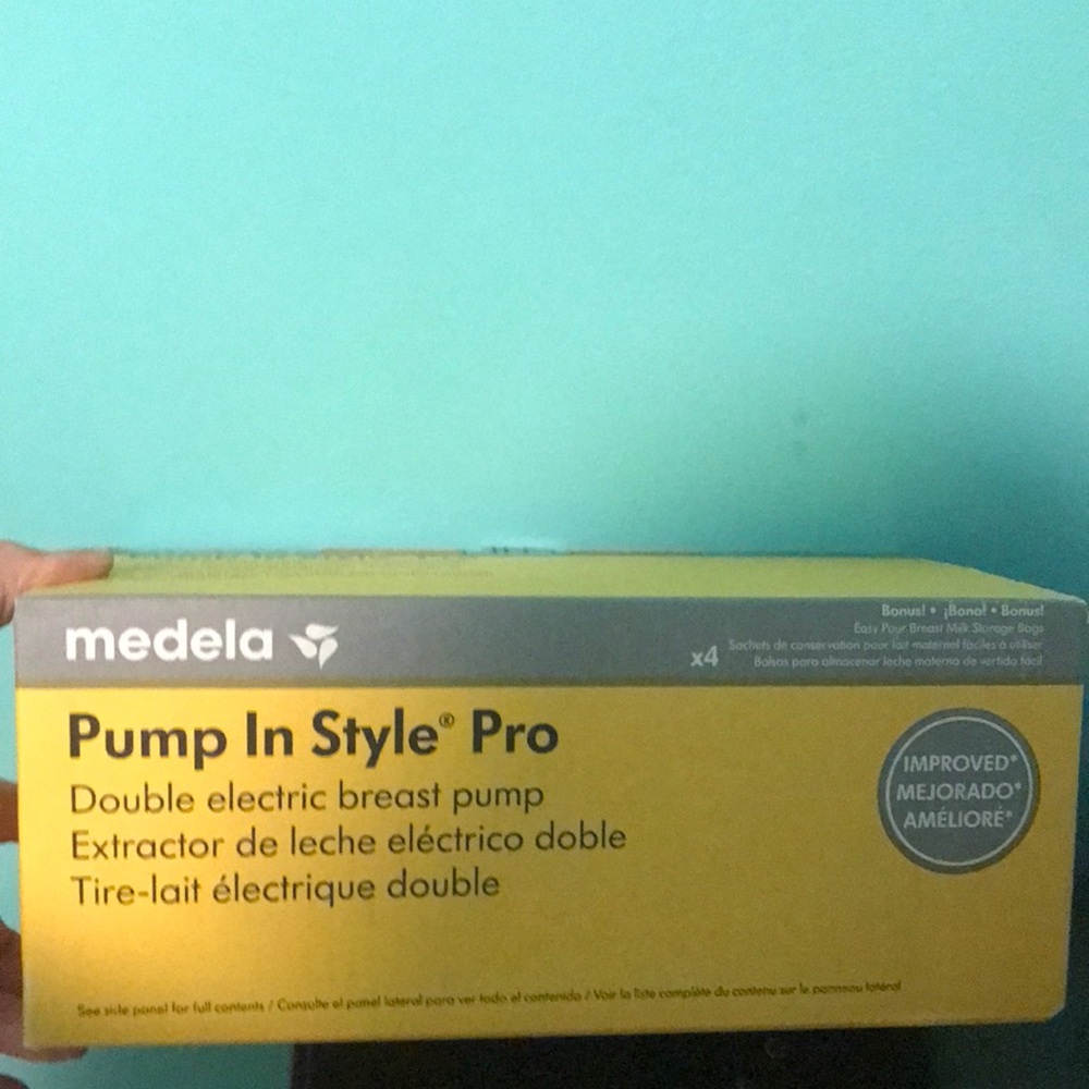 New Medela Pump In Style Pro Yellow Box